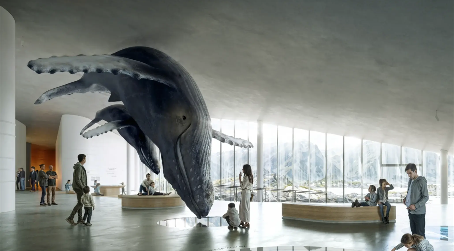 Rendering af hvalmuseum